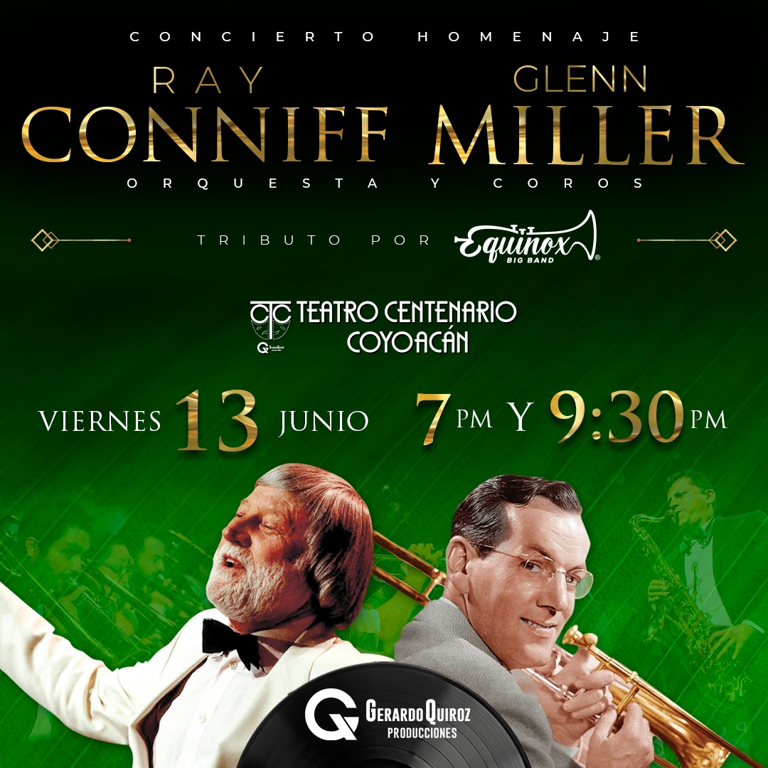 Boletos de HOMENAJE RAY CONNIF Y GLENN MILLER