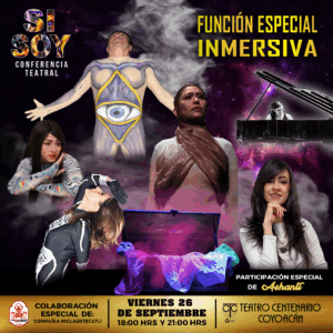 SI SOY CONFERENCIA TEATRAL TC2 GENERAL 26/09/2025 18:00