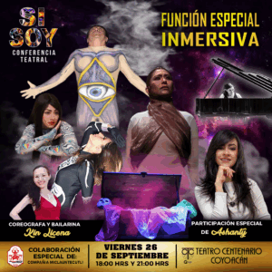 BOLETOS PARA SI SOY CONFERENCIA TEATRAL